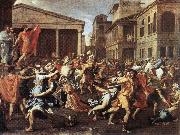 Nicolas Poussin The Rape of the Sabine Women Sweden oil painting reproduction